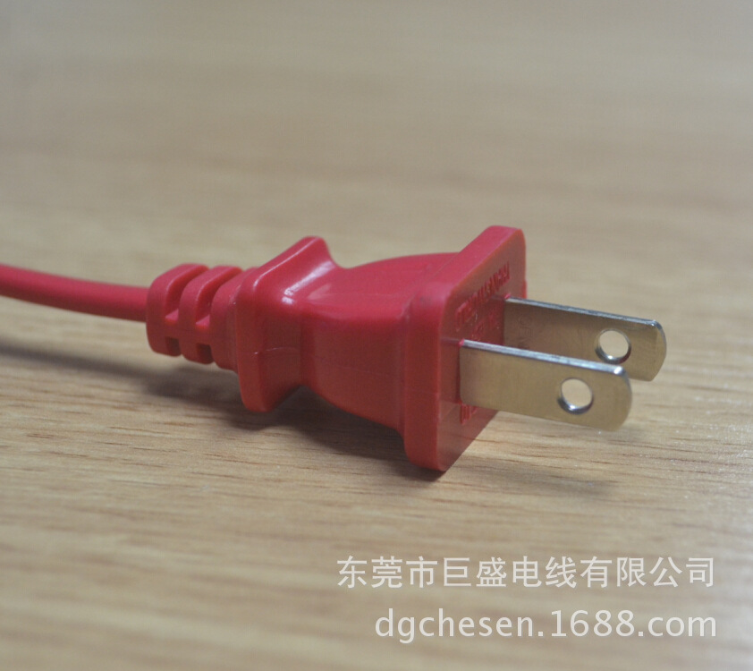 台湾电源线 BSMI认证电线 台规两插 安规插头线 插头电源线