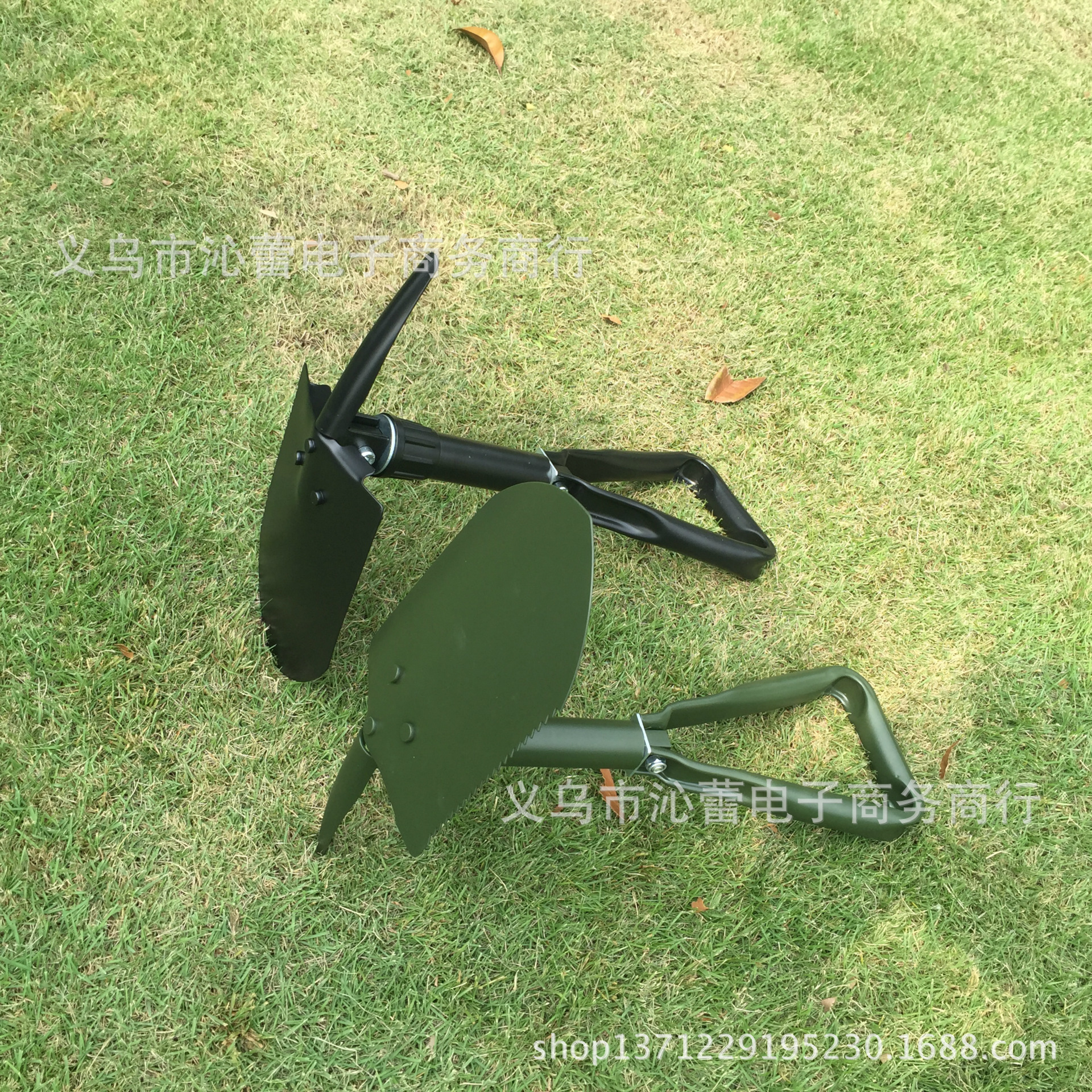 户外野营用具大号工兵铲/工兵铲子/铁锹 三折叠工兵铲