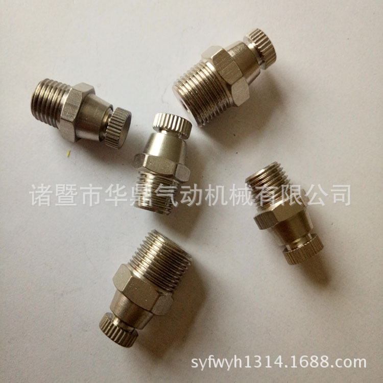 黄铜排污阀，铜镀镍排污阀  1 2 3 4分