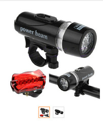 Bicycle riding equipment accessories Mini mountain bike headlight and taillight Mountain bike butterfly taillight and headlight set