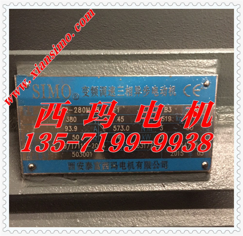 YVF2-280S-6 45KW 5-100HZ B3��װ F����Ե ��Ƶ���ٵ��