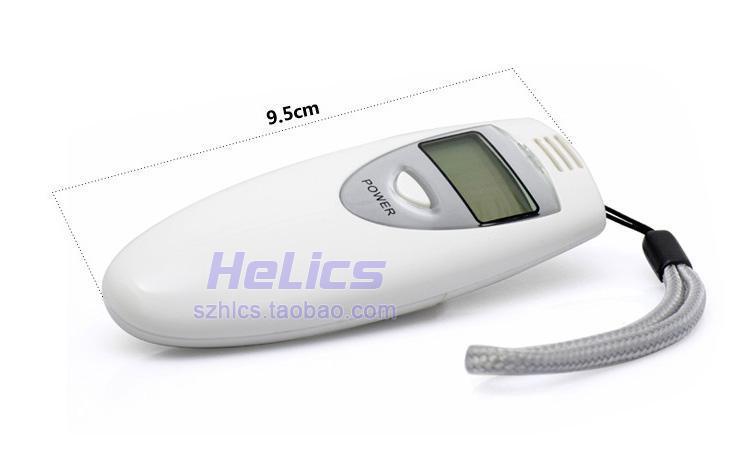 白色呼吸式检测器 单屏酒精测试仪 酒精浓度检测仪 呼吸式测试器