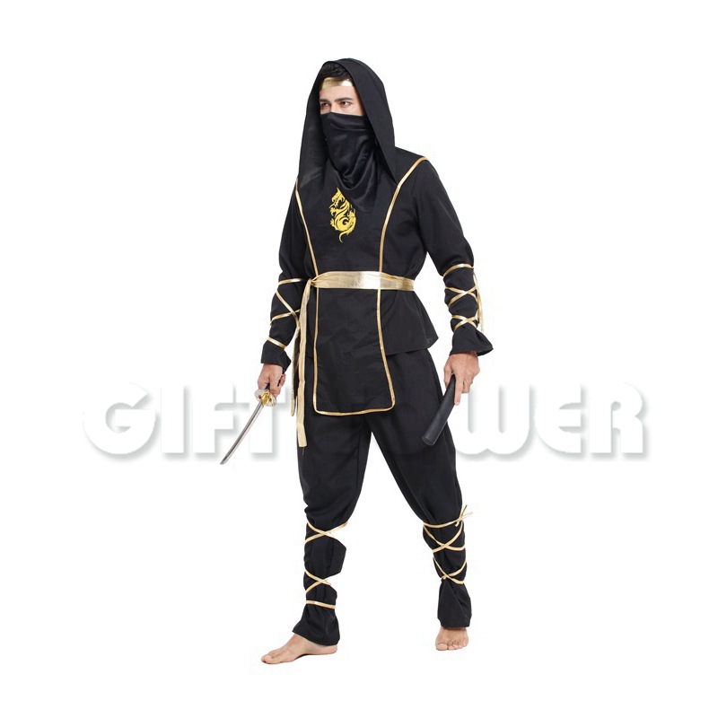 Stage performance costume, ninja costume,M-0096 adult martial arts ninja bar performance costume detail image 2