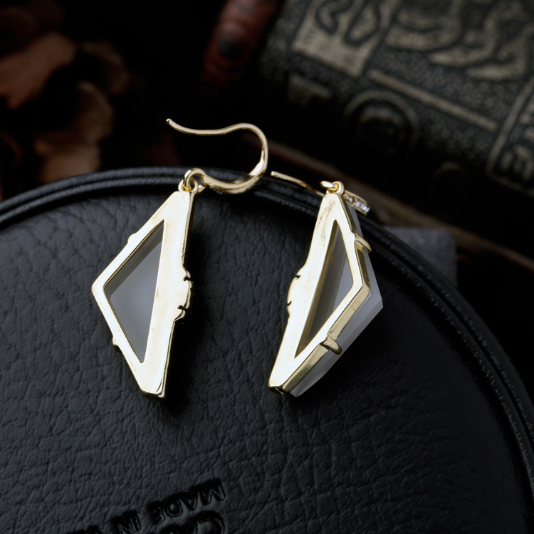 Jewelry Simple Triangle Pendant Women's Earrings display picture 7