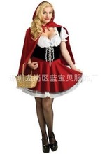 歐美游戲制服分碼小紅帽萬聖節派對cosplay角色扮演公主制服批發