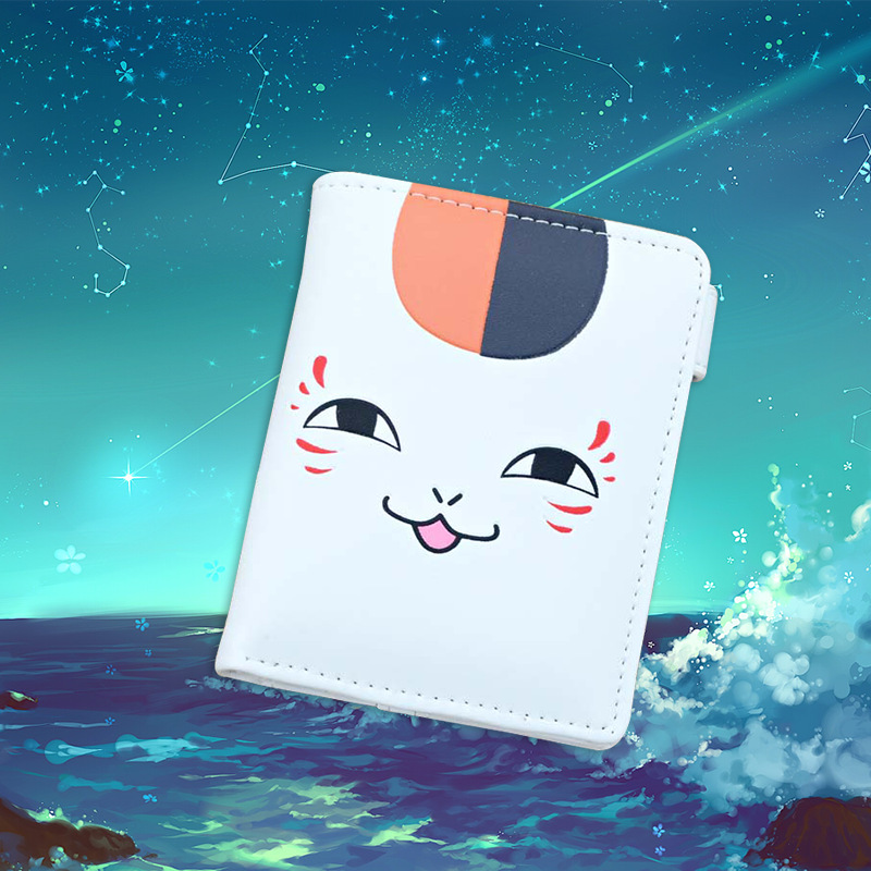 大頭錢包-貓老師-白