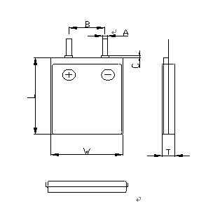 低温型聚合物锂电 YD654468CL-2000mAh -40℃  ≥90%