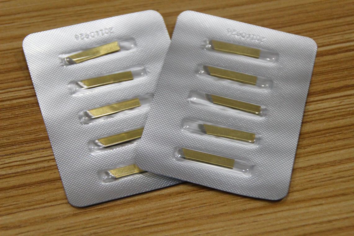 尚品 14针弹漂针片 绣眉 漂眉两用针片 纹绣用品 纹绣工具|ms