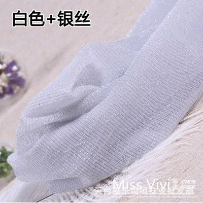 Thin tights, spandex & lurex 20D, semi-sheer fashion leggings, one-size (150–167 cm)