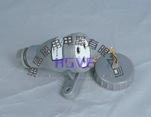 海盛供应船用尼龙水密插座CZF3-1 500V 三孔圆孔