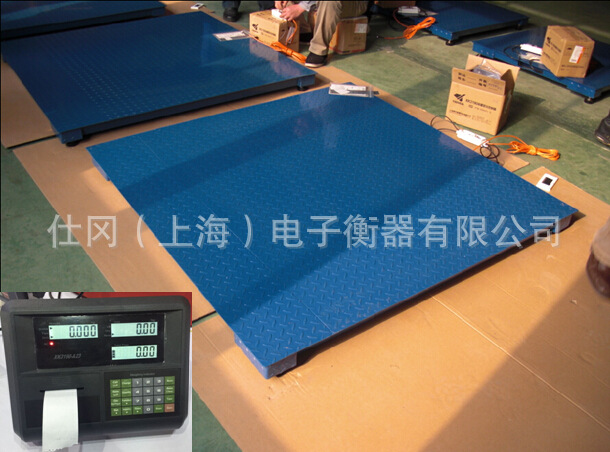 3吨电子地磅打印小票功能、3T电子平台秤精度高称铜贵金属误差小