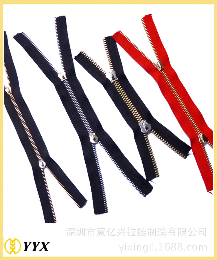 深圳拉链厂家各种长度开尾带可换片式拉头拉链