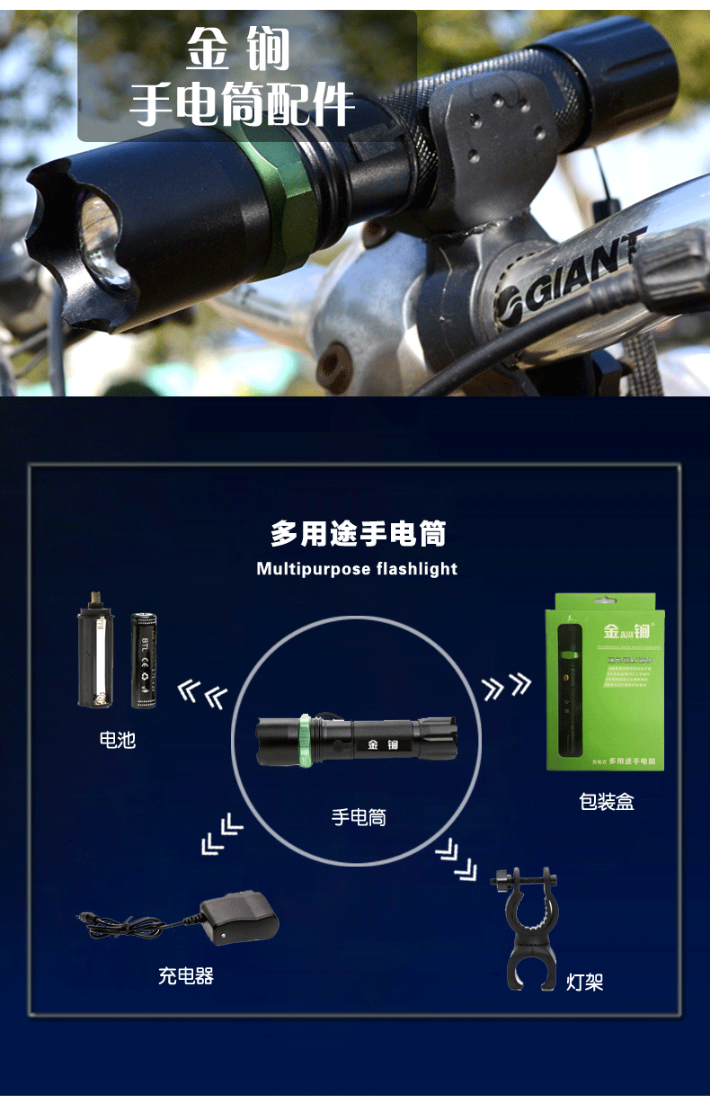 Eclairage pour vélo - phare - Ref 2398312 Image 19