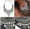 Retro pendant solar-powered, necklace, accessory, European style, flowered, wholesale