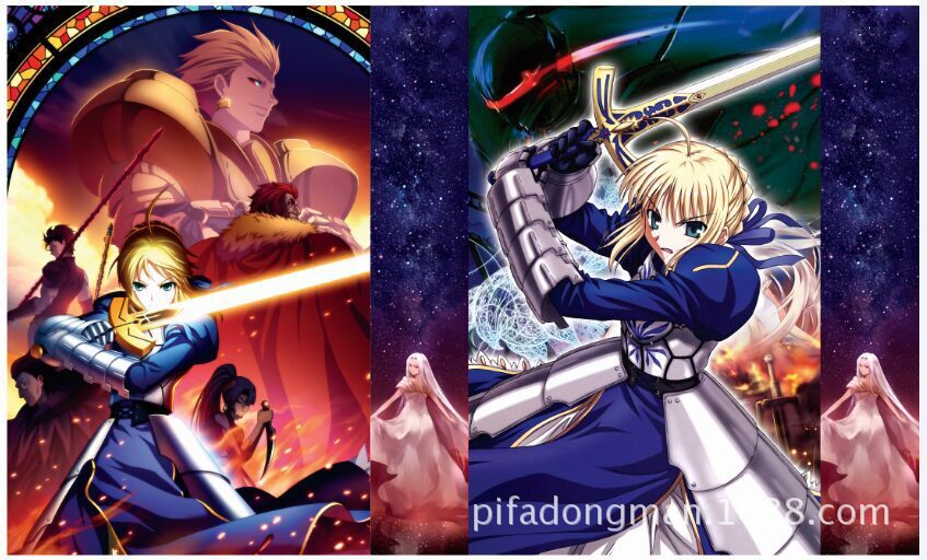 动漫周边批发动漫纸袋 FATE SABER 漫展热卖 命运周边