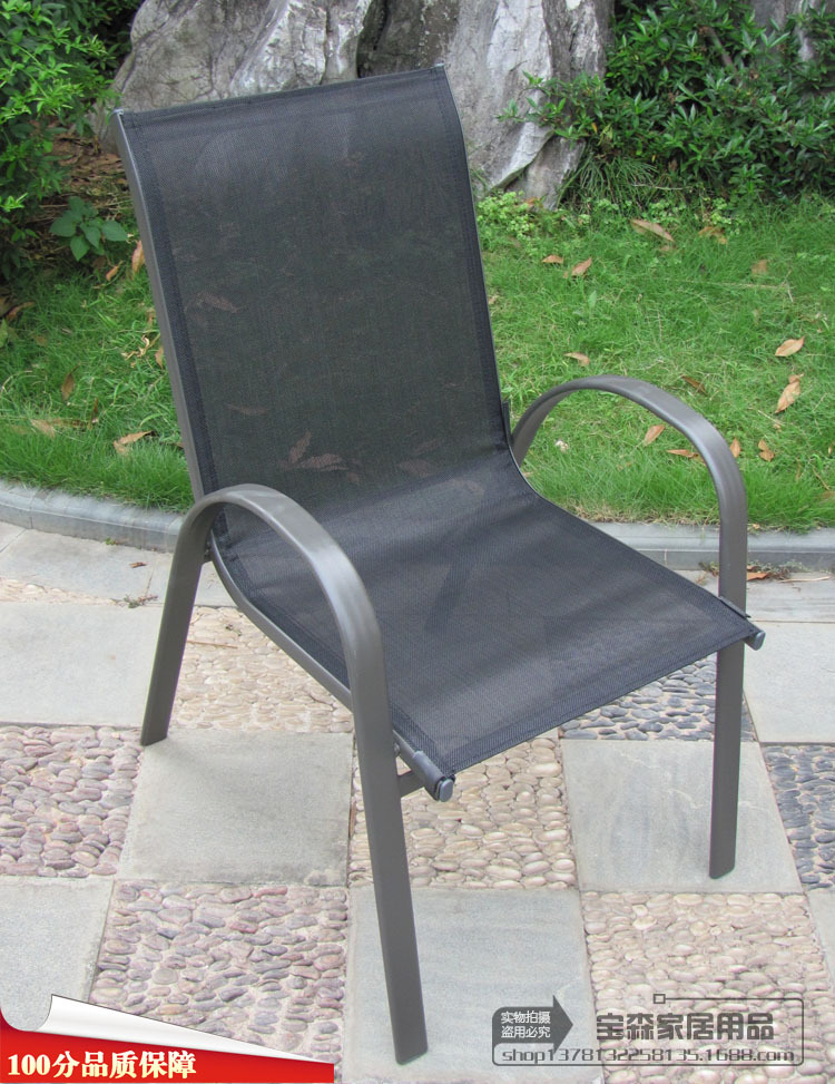 outdoors furniture Rattan Tessforest leisure time High Chair Dining chair courtyard balcony Beach chairs Tea shop Tables and chairs Kit