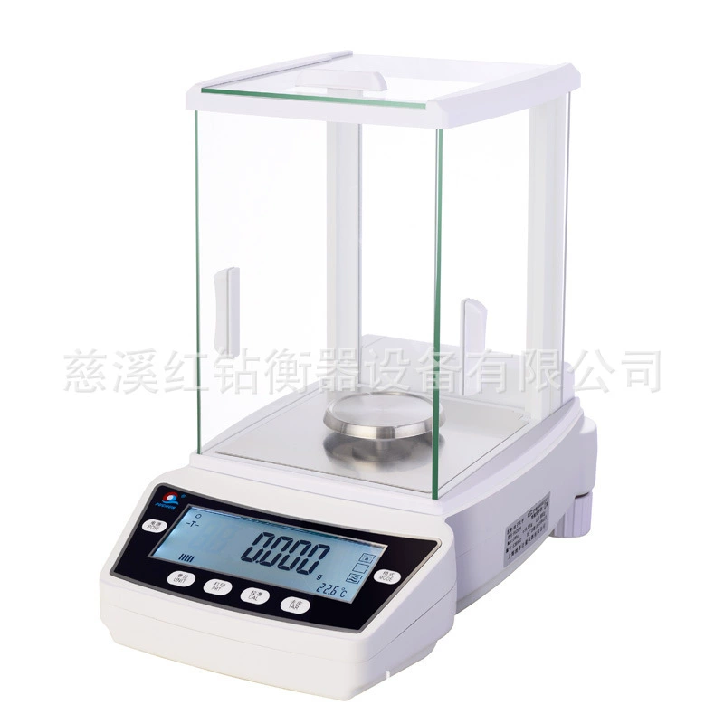 Высокоточные лабораторные электронные аналитические весы Red Diamond FA2004, точность 200 г/0,1 мг, с электромагнитным сопротивлением