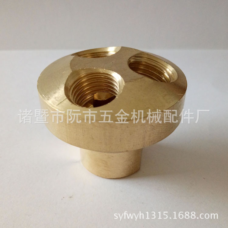 气动圆三通|美式快速接头底座|气源多孔三通1/4NPT内丝圆三通四通