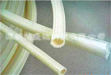 （厂家直销） 耐高温玻纤套管  耐高压玻璃纤维管 硅胶玻纤管