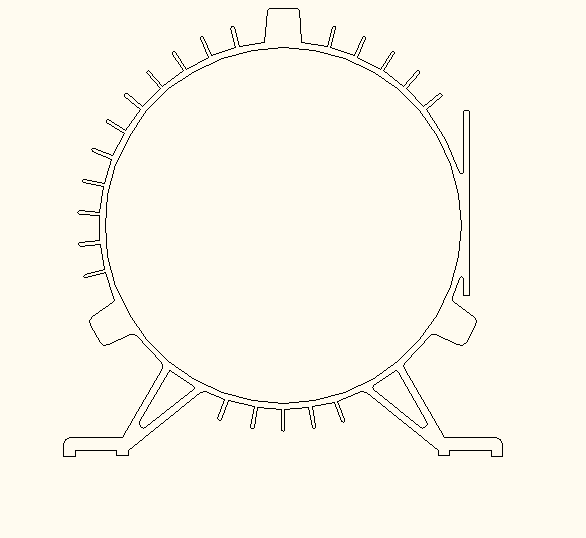 供应155内径风机电机壳/铝拉伸电机/铝合金