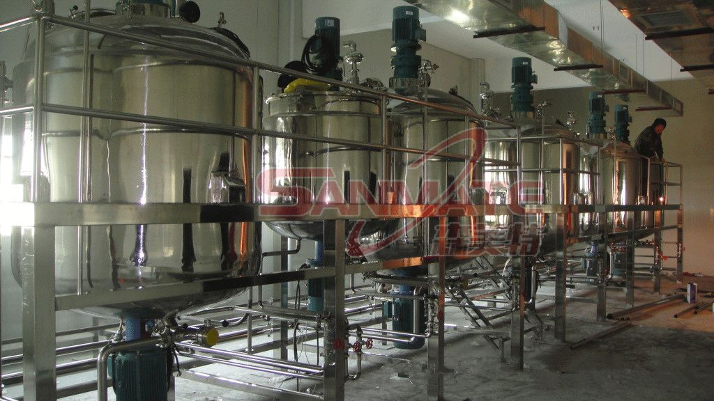 制造食品 药液真空型加热均质搅拌机 膏霜 化妆品真空搅拌机