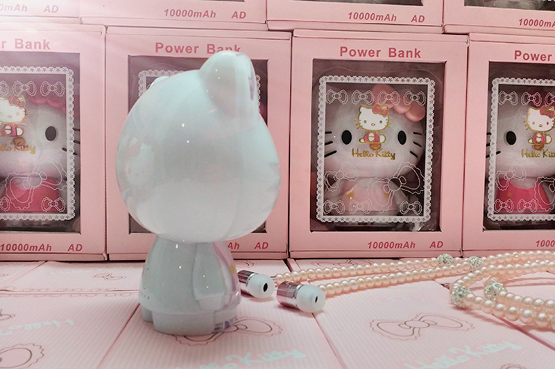 New ideas Hello Kitty cute cartoon KT rechargeable Apple 5 mobile Mini emergency mobile power supply, style random2