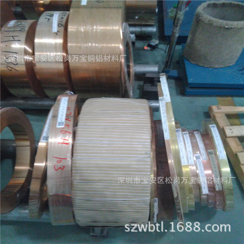 QSn6.5-0.1磷青铜带 C5191镀镍磷青铜带0.1 0.12 0.15 磷青铜线丝