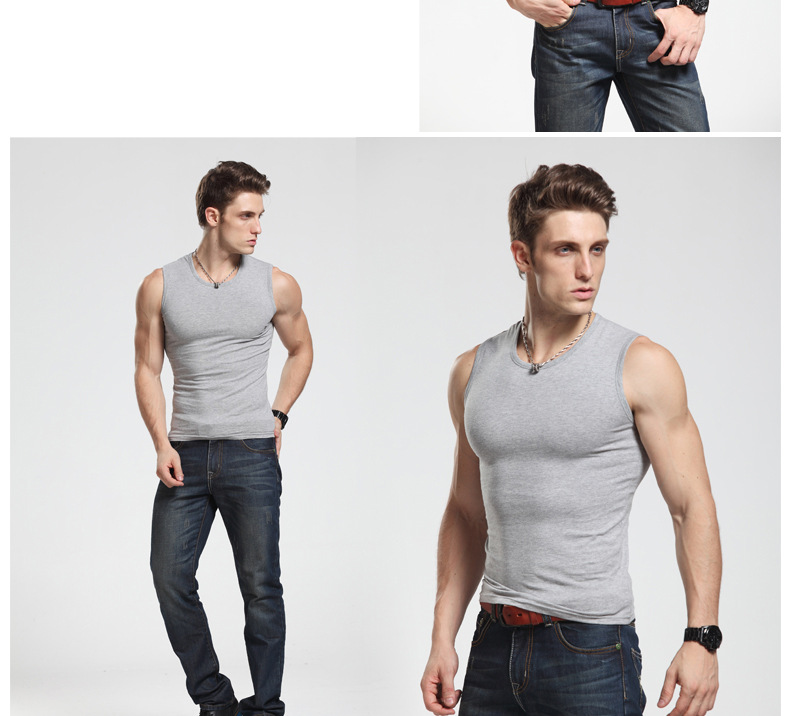 Débardeur homme Cotton vest - Ref 1586859 Image 22