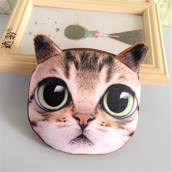 Unisex Animal Plush Zipper Coin Purses display picture 4