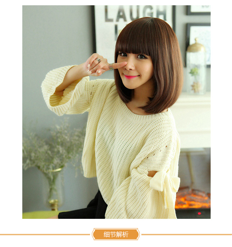 Perruque cheveux raides Court - Ref 2611416 Image 8