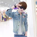 春季男裝夾克牛仔外套男褂冬修身型韓版...