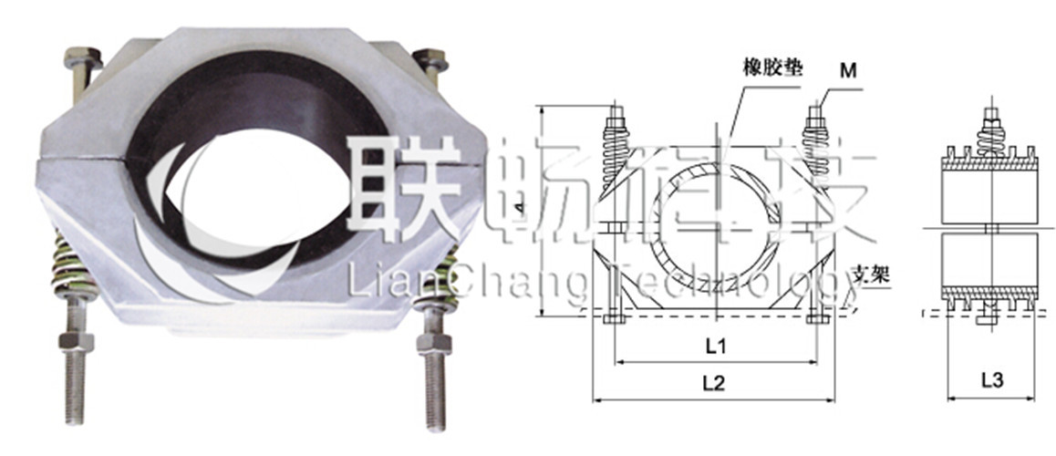 JGH型高压电缆固定夹