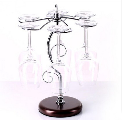 欧式红酒杯架倒挂 创意高脚杯架 不锈钢葡萄酒杯架|ms