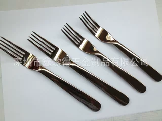 五金表面电镀餐具 五金镀金镀银 金属不锈钢电镀餐具
