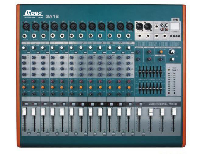 供应CDBO卡迪宝GA系列GA12专业调音台 两编组带效果带均衡
