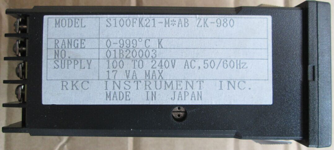 REX-S100FK21-M*AB ZK-980  0-999度 K型 AC100-240V