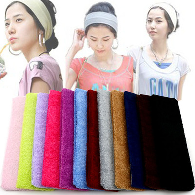 Manufactor Direct selling towel Hair band Elastic force Sports Yoga/Hairpin/Headband/Towel ring Hair accessories factory