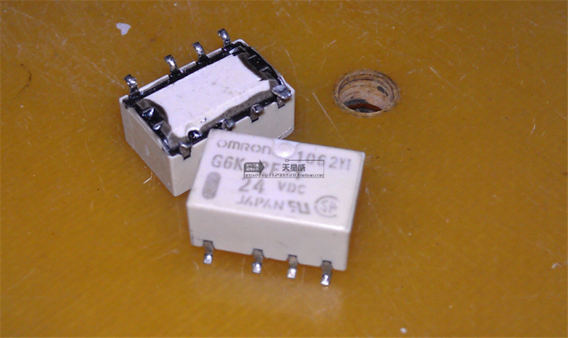 原装现货继电器G6K-2F-Y-24VDC G6K-2F-Y-DC24V G6K-2F-Y-24V