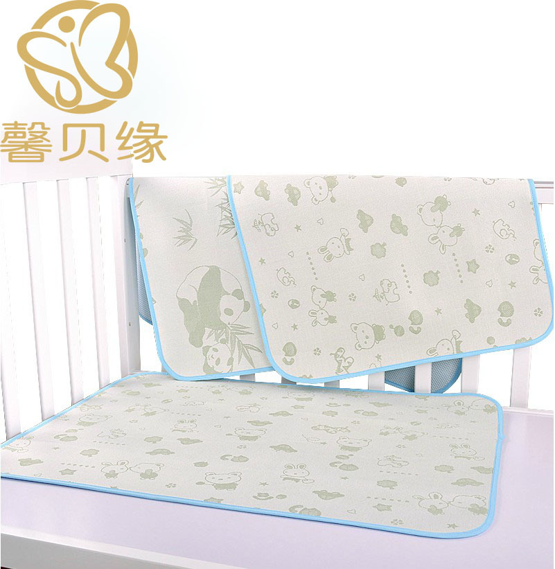 Edge of jasmine baby 3d Bamboo fiber Urine pad Super large baby waterproof Urine mattress every 100*140