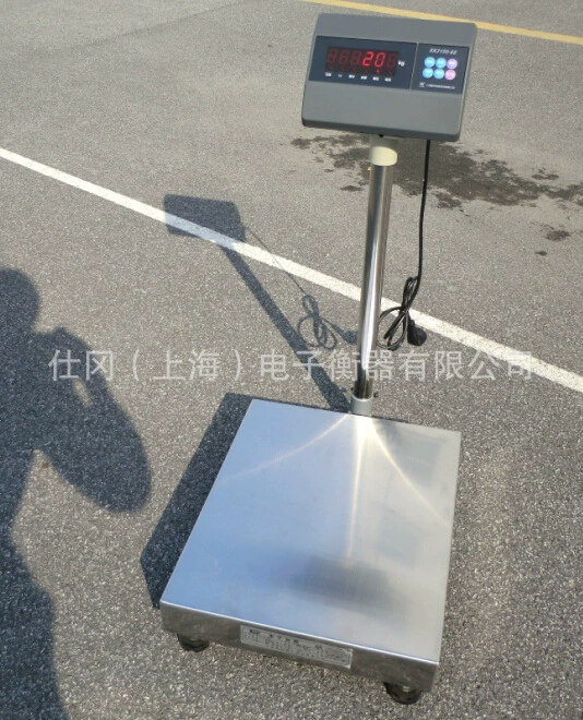 Шанхайские высокоточные электронные весы du150 кг, электронные весы 150 кг, напольные электронные весы