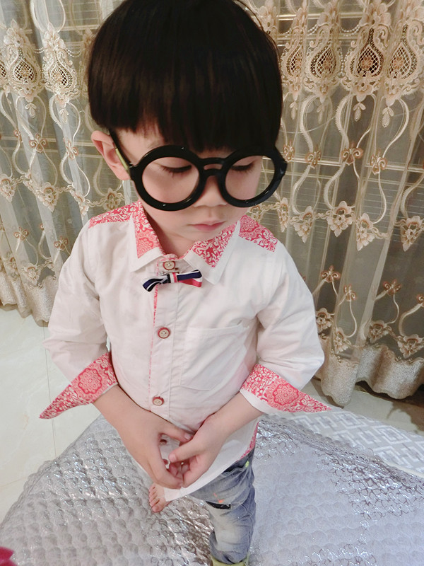 Chemise garcon à manche longue - Ref 2078041 Image 21