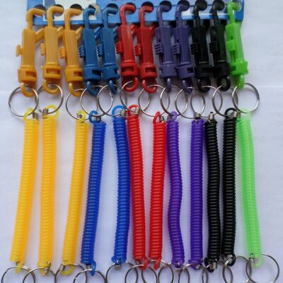 厂家直销塑料弹簧绳 PU弹簧 EVA小弹簧绳 塑料钥匙扣手机弹簧挂绳|ms