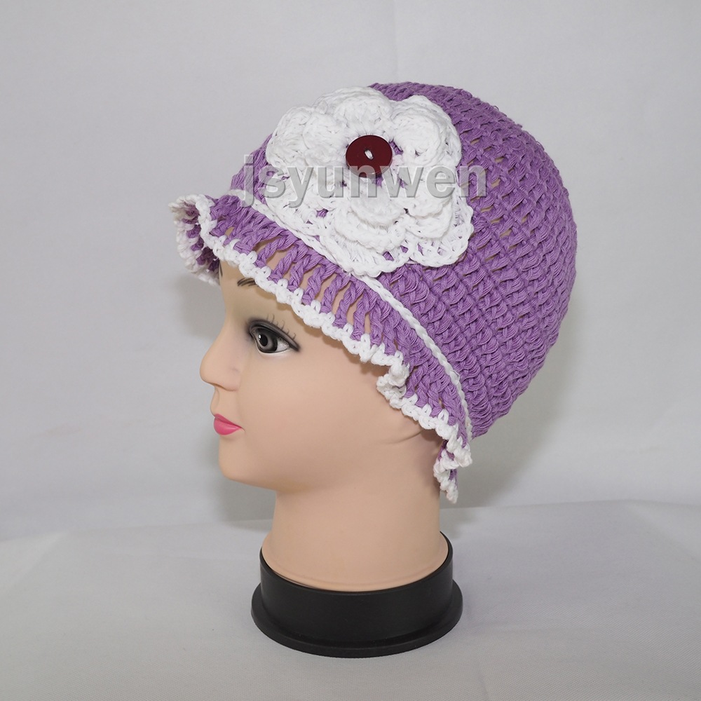 欧版装饰帽 大花装饰帽 大花毛线帽 亲子帽 儿童帽子 宝宝帽子