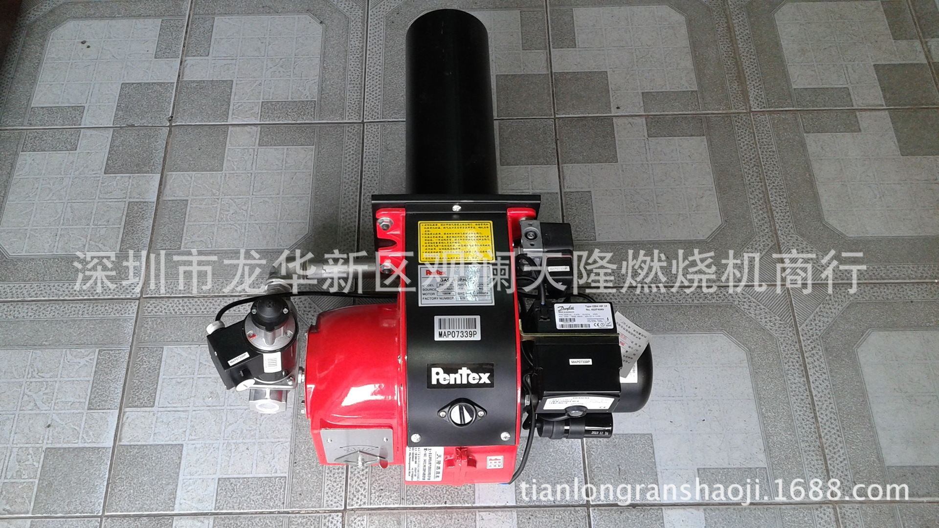 供应pentex百特斯牌PG17N(L)单段火天然气液化气燃烧机燃烧器