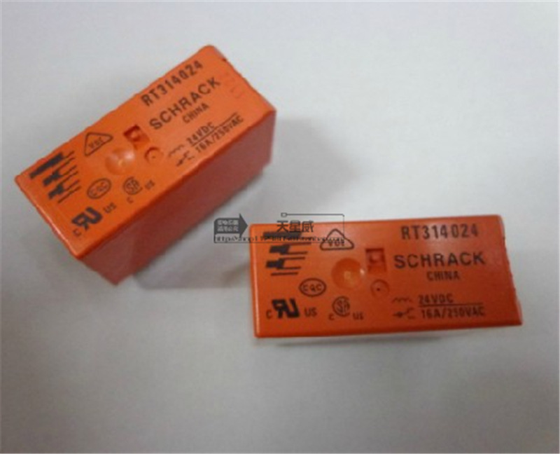 原装泰科SCHRACK功率继电器RT314005 5VDC 16A 8脚替G2R-1-E-5VDC