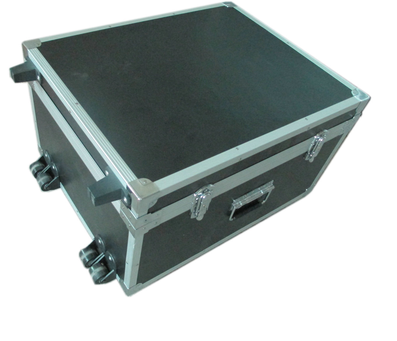 专业定制黑色防火板拉杆箱 万向轮拉杆箱 拉杆仪器箱 航空箱