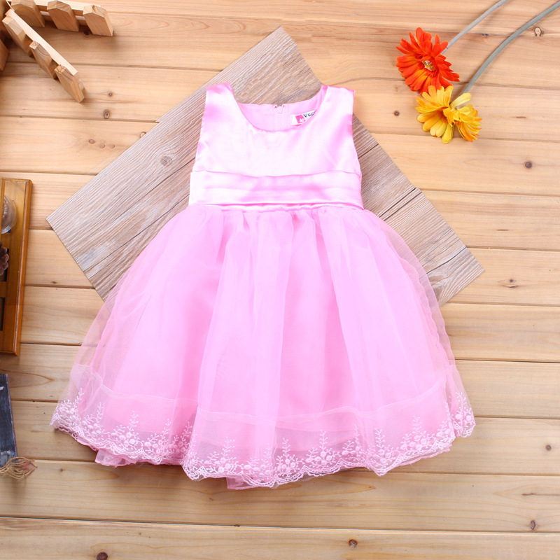 Enfant Fille Robe Princesse Bowknot Robe de Soirée Robe de Fête Robe