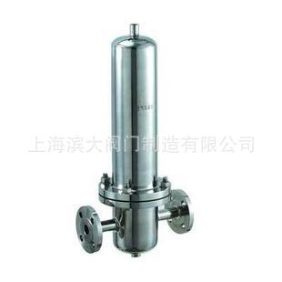 不锈钢304食品过滤器 压缩空气精密过滤气体蒸汽设备DN25-DN100