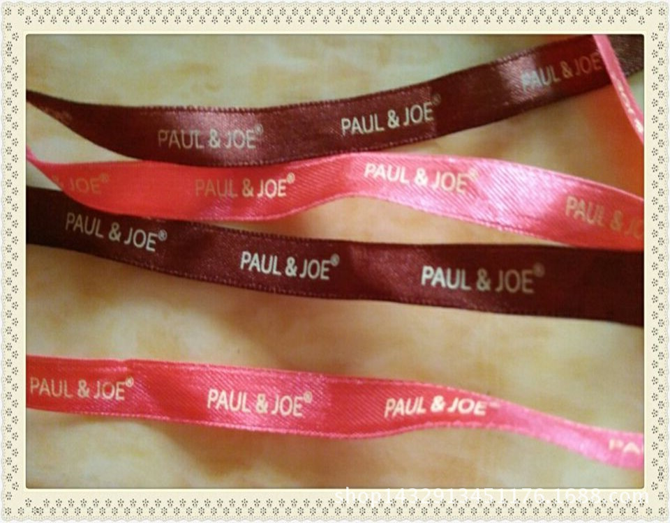 广东东莞印花罗纹丝带 印花螺纹带丝带 热转印缎带