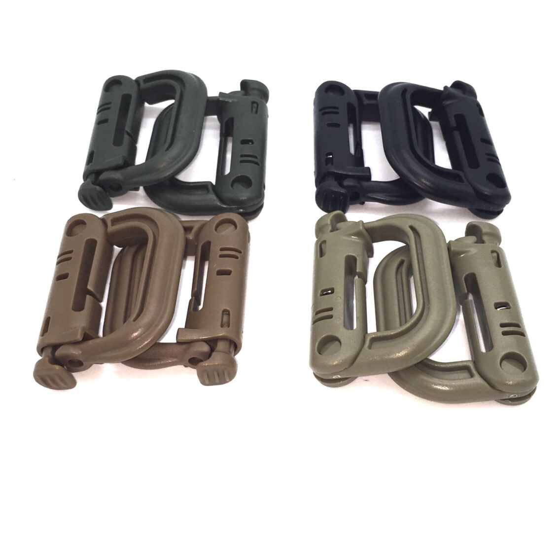 户外登山背包挂扣 多用挂登山 轻量塑料D扣 90Kg承重|ms